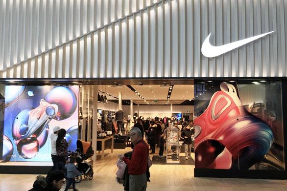 Retail storefront visual merchandising display by TLA Graphics